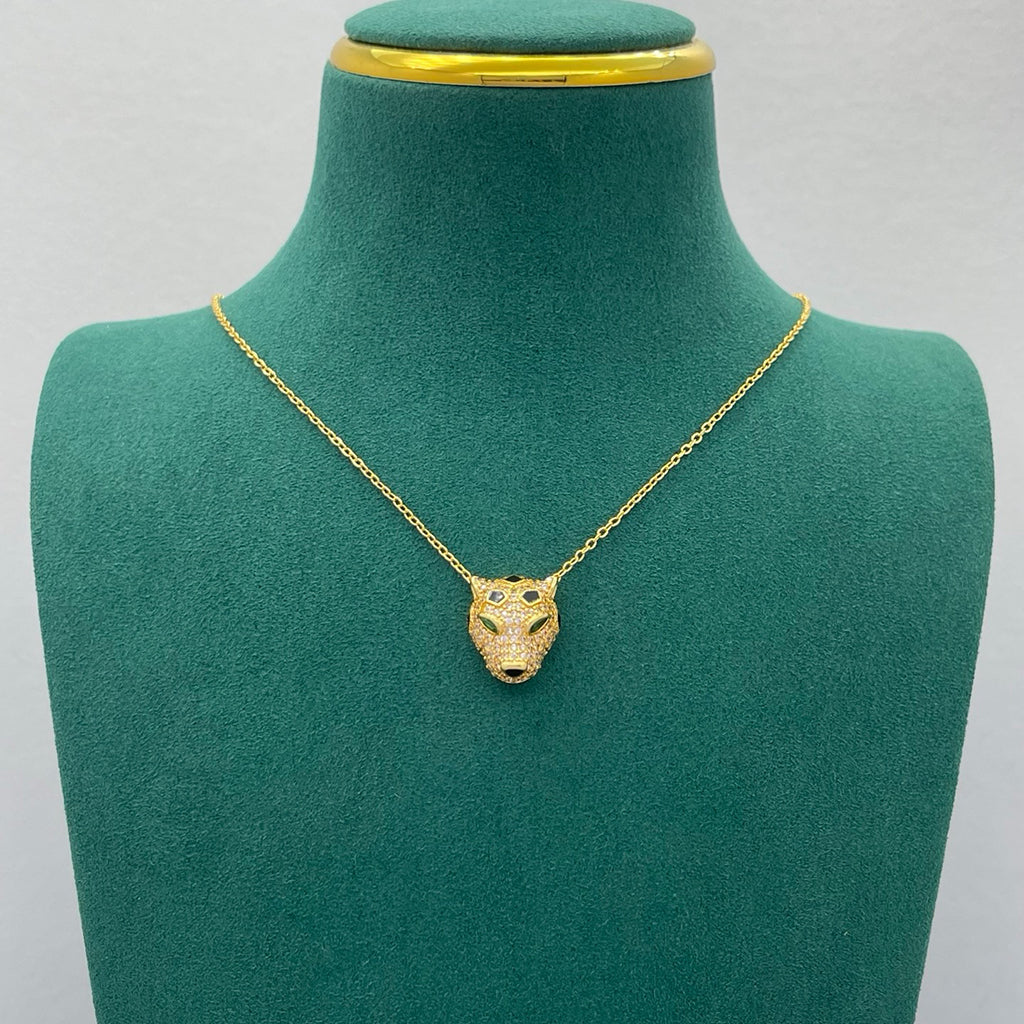 [Luxe Jewelry]PANTHERE FULL DIAMOND NECKLACE