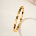 [Luxe Jewelry]LOVE BRACELET 3.65MM 10 DIAMONDS