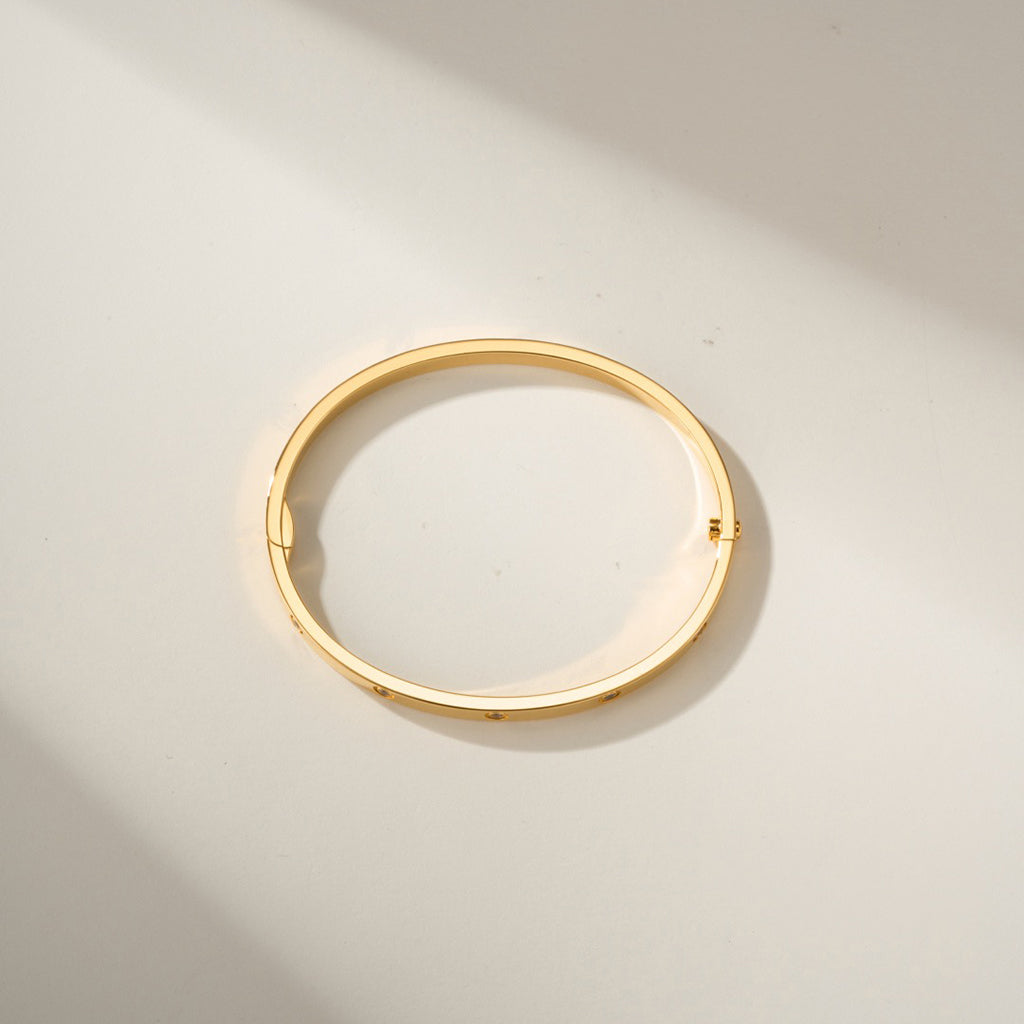 [Luxe Jewelry]LOVE BRACELET 3.65MM 10 DIAMONDS
