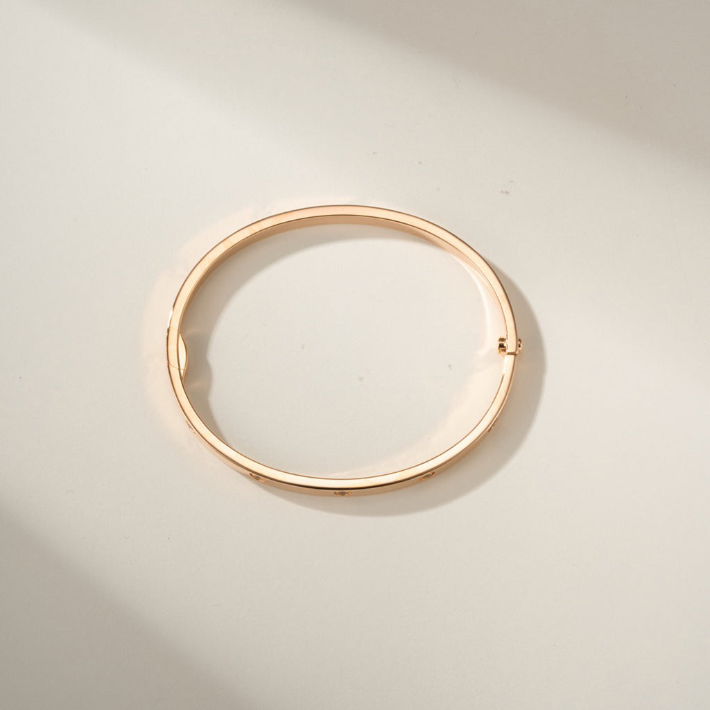 [Luxe Jewelry]LOVE BRACELET 3.65MM 10 DIAMONDS