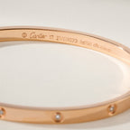 [Luxe Jewelry]LOVE BRACELET 3.65MM 10 DIAMONDS