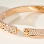 [Luxe Jewelry]LOVE BRACELET 4.8MM DIAMOND-PAVED