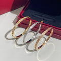 [Luxe Jewelry]LOVE BRACELET 3.65MM DIAMOND-PAVED