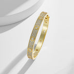 [Luxe Jewelry]LOVE BRACELET 6.1MM DIAMOND-PAVED 10 BIG DIAMONDS