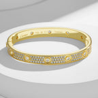 [Luxe Jewelry]LOVE BRACELET 6.1MM DIAMOND-PAVED 10 BIG DIAMONDS