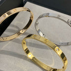 [Luxe Jewelry]LOVE BRACELET 6.1MM 4 DIAMONDS