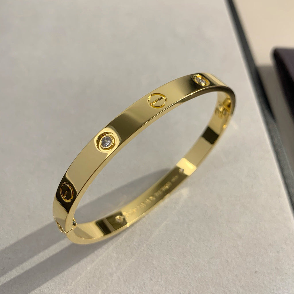 [Luxe Jewelry]LOVE BRACELET 6.1MM 4 DIAMONDS