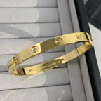 [Luxe Jewelry]LOVE BRACELET 6.1MM 4 DIAMONDS
