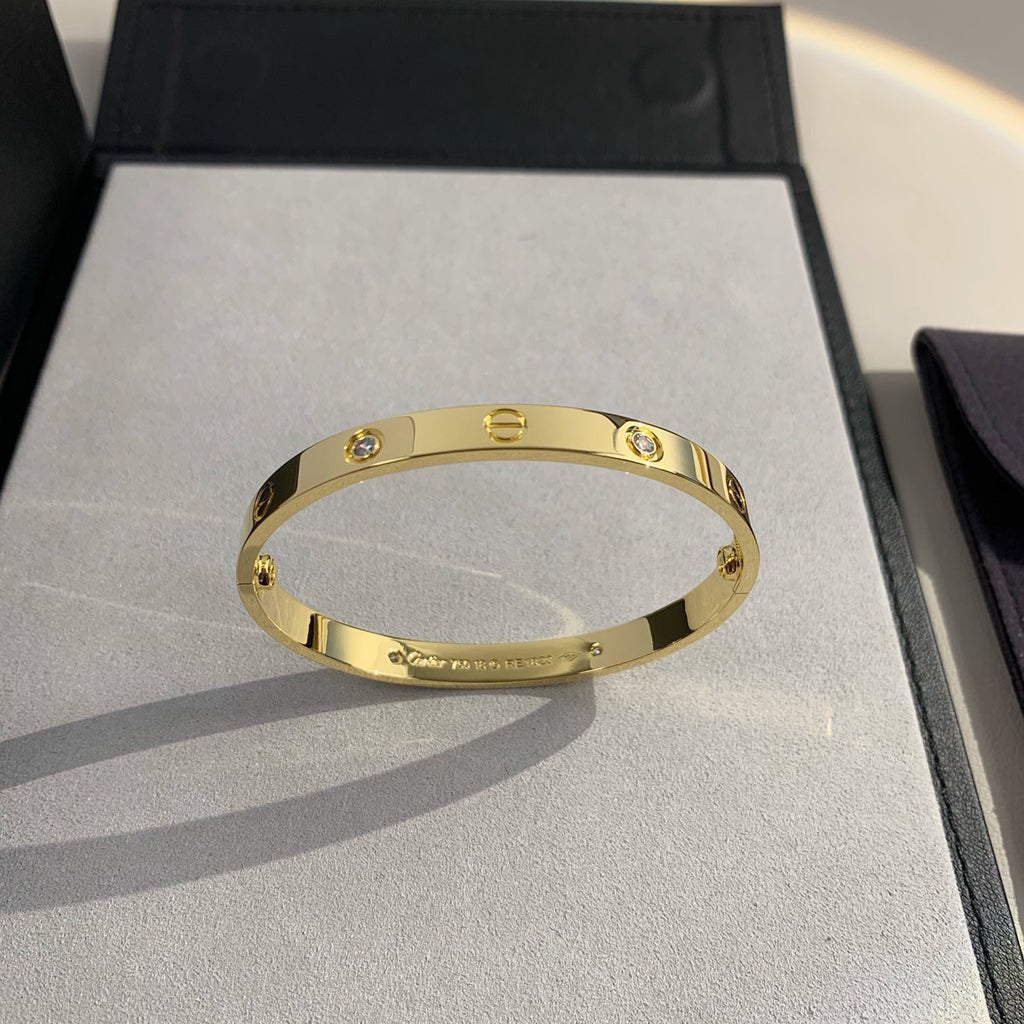 [Luxe Jewelry]LOVE BRACELET 6.1MM 4 DIAMONDS