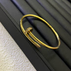 [LUXE] LOVE Classic & JUSTE Diamond Bracelet Stack Set