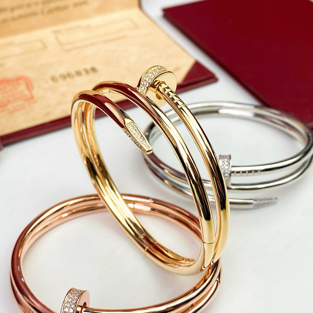 [Luxe Jewelry]JUSTE BRACELET 3.5MM DOUBLE ROW DIAMOND
