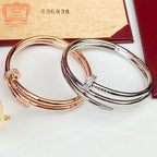 [Luxe Jewelry]JUSTE BRACELET 3.5MM DOUBLE ROW DIAMOND