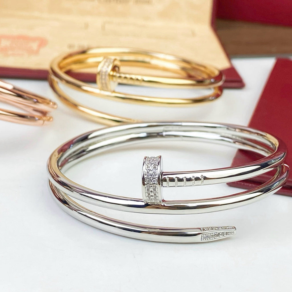 [Luxe Jewelry]JUSTE BRACELET 3.5MM DOUBLE ROW DIAMOND