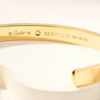 [Luxe Jewelry]LOVE BRACELET 6.1MM 1 DIAMOND OPEN CUFF