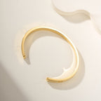 [Luxe Jewelry]LOVE BRACELET 6.1MM 1 DIAMOND OPEN CUFF