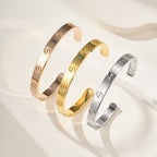 [Luxe Jewelry]LOVE BRACELET 6.1MM OPEN CUFF