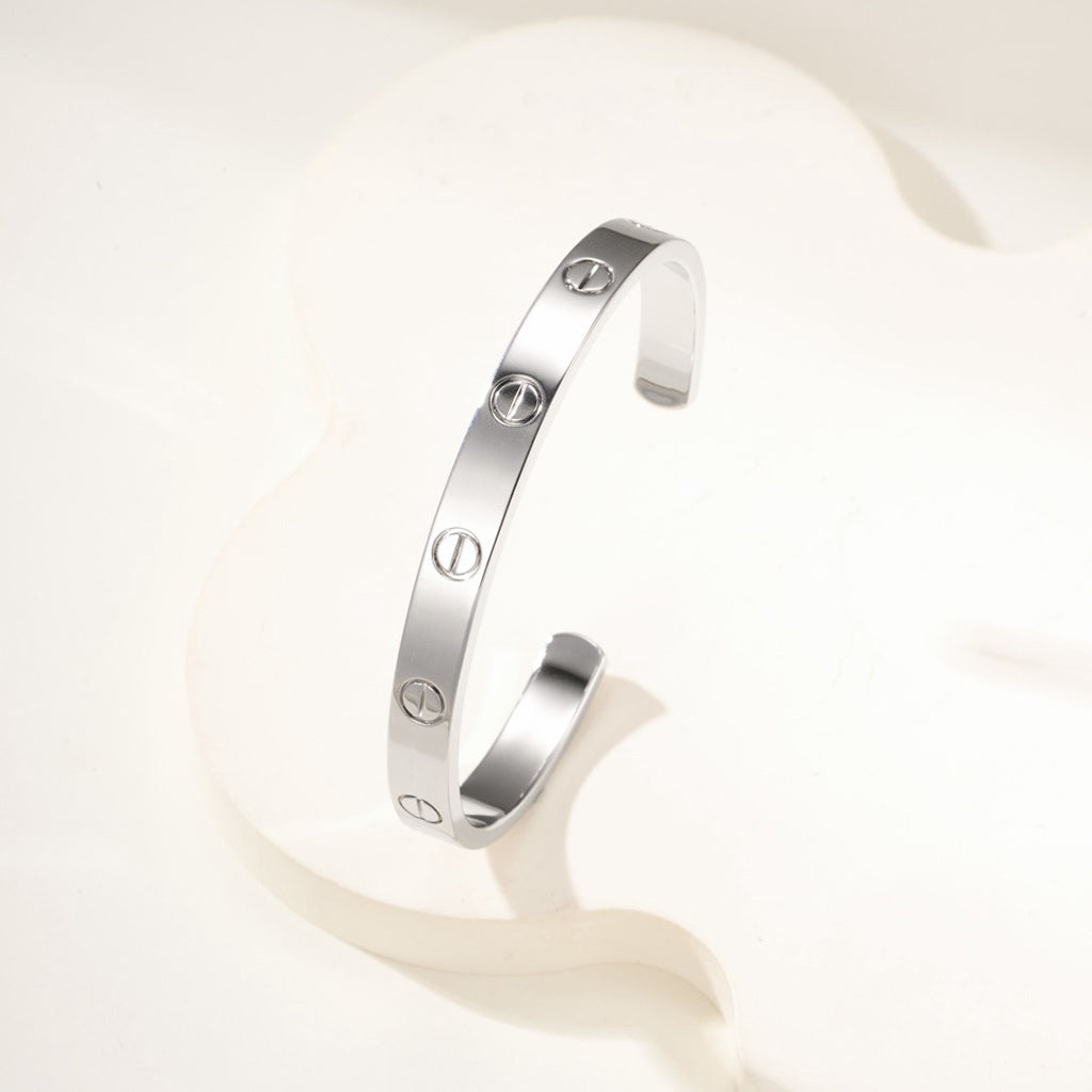 [Luxe Jewelry]LOVE BRACELET 6.1MM OPEN CUFF