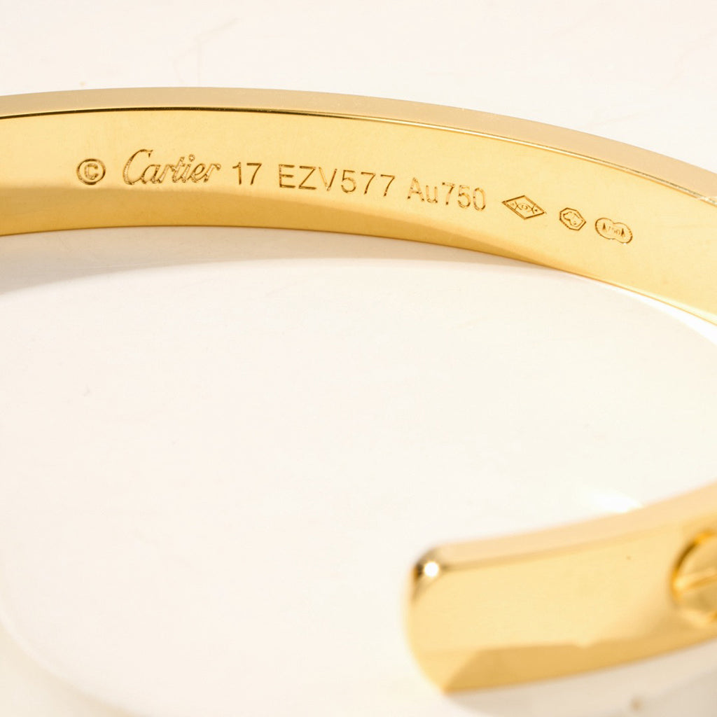 [Luxe Jewelry]LOVE BRACELET 6.1MM OPEN CUFF