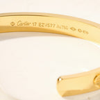[Luxe Jewelry]LOVE BRACELET 6.1MM OPEN CUFF