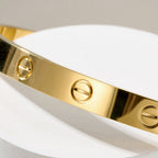 [Luxe Jewelry]LOVE BRACELET 6.1MM OPEN CUFF