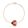 [Luxe]LUCKY SPRING 1 MOTIF PINK GOLD BRACELET