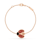 [Luxe]LUCKY SPRING 1 MOTIF PINK GOLD BRACELET