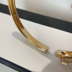 [Luxe Jewelry]PANTHERE HALF DIAMOND OPEN BRACELET
