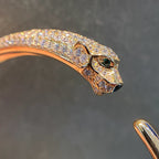 [Luxe Jewelry]PANTHERE HALF DIAMOND OPEN BRACELET
