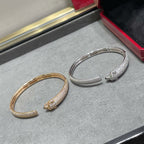 [Luxe Jewelry]PANTHERE FULL DIAMOND OPEN BRACELET