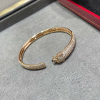 [Luxe Jewelry]PANTHERE FULL DIAMOND OPEN BRACELET