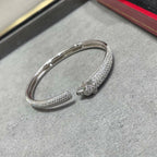 [Luxe Jewelry]PANTHERE FULL DIAMOND OPEN BRACELET
