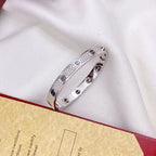 [Luxe Jewelry]LOVE BRACELET 6.1MM DIAMOND-PAVED CERAMIC