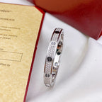 [Luxe Jewelry]LOVE BRACELET 6.1MM DIAMOND-PAVED CERAMIC