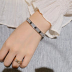 [Luxe Jewelry]LOVE BRACELET 6.1MM DIAMOND-PAVED CERAMIC