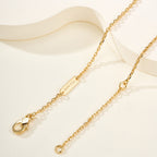 [Luxe JURI]FLOWERLACE NECKLACE 5 DIAMONDS