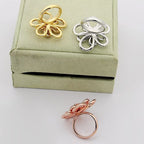 [Luxe JURI] FLOWERLACE RING 5 DIAMONDS