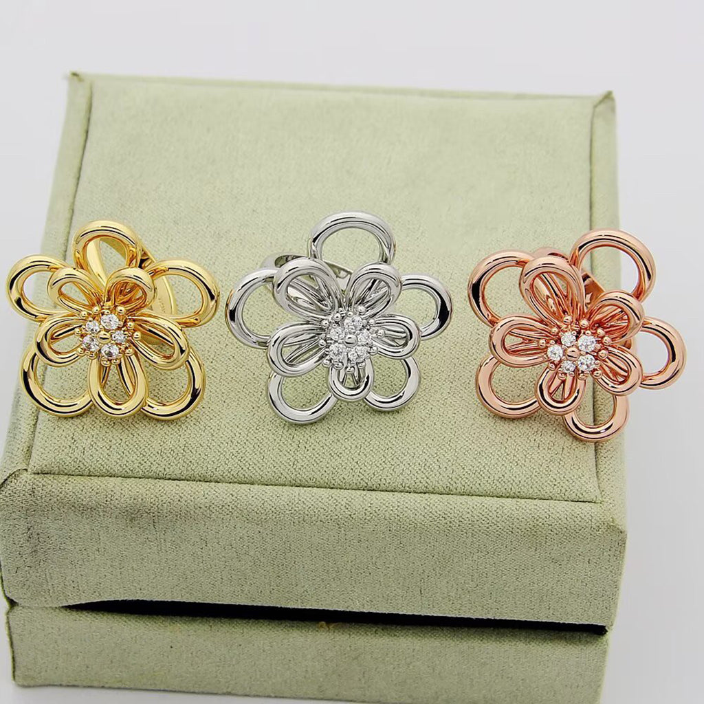 [Luxe JURI] FLOWERLACE RING 5 DIAMONDS