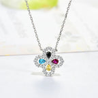 [Luxe] COLLIER BOUCLE MOTIF COMPLET DIAMANT 16MM MULTIPLES COULEURS