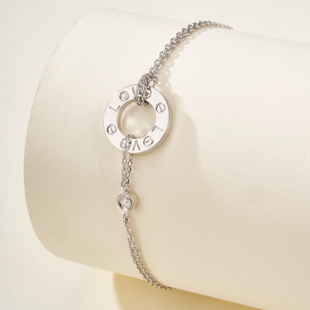 [Luxe Jewelry]LOVE BRACELET 2 DIAMOND