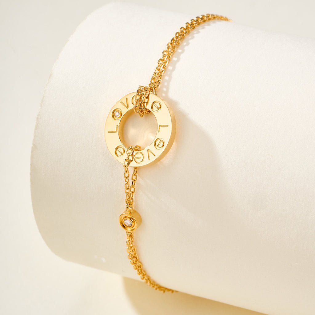 [Luxe Jewelry]LOVE BRACELET 2 DIAMOND