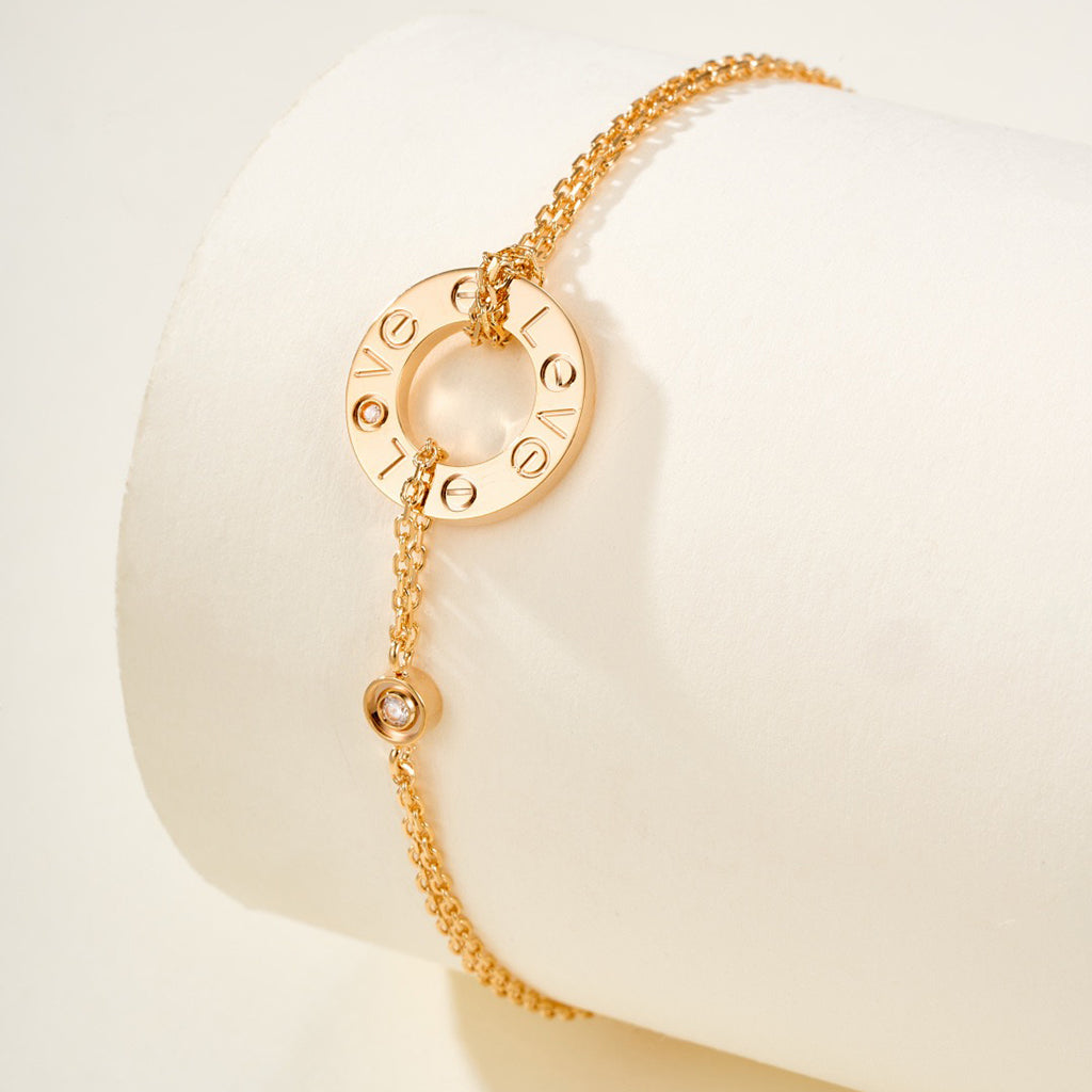 [Luxe Jewelry]LOVE BRACELET 2 DIAMOND