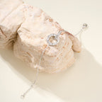 [Luxe Jewelry]LOVE DOUBLE RING FULL DIAMOND BRACELET
