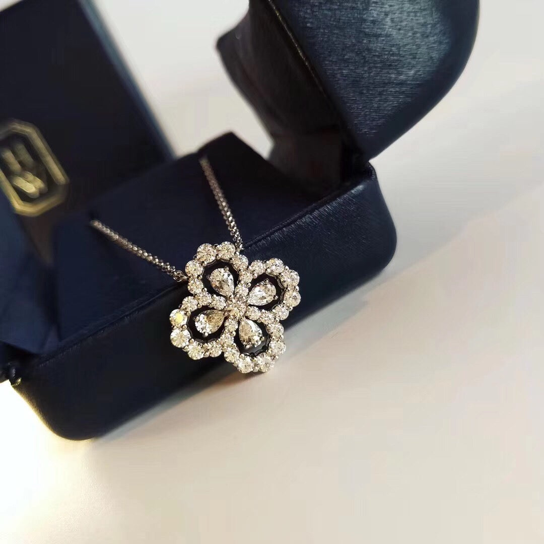 [Luxe] COLLIER BOUCLE MOTIF COMPLET DIAMANT 16MM MULTIPLES COULEURS