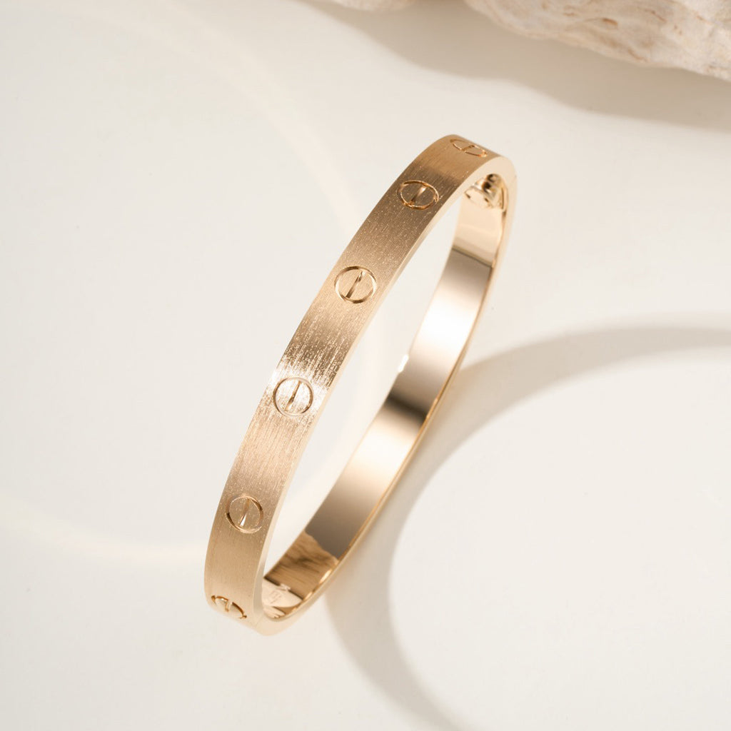 [Luxe Jewelry]LOVE BRACELET 6.1MM BRUSHED