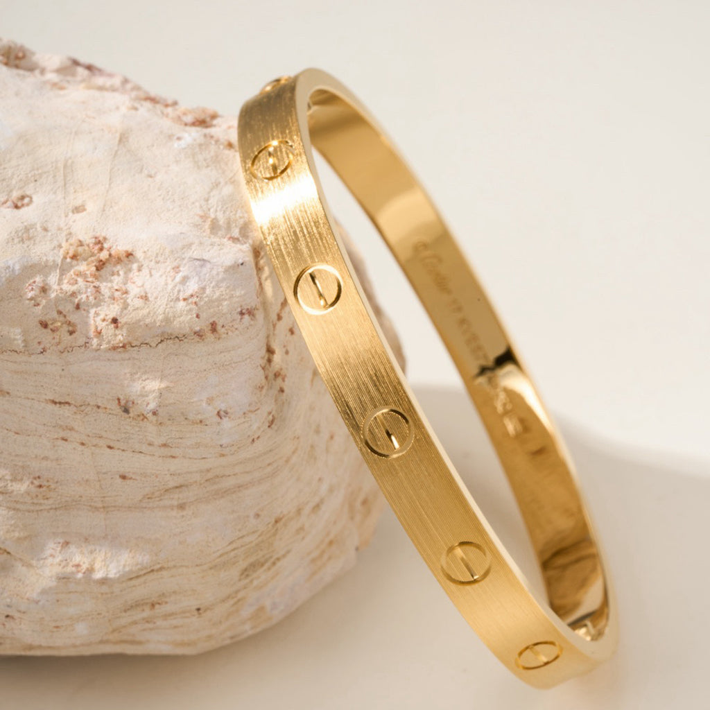 [Luxe Jewelry]LOVE BRACELET 6.1MM BRUSHED