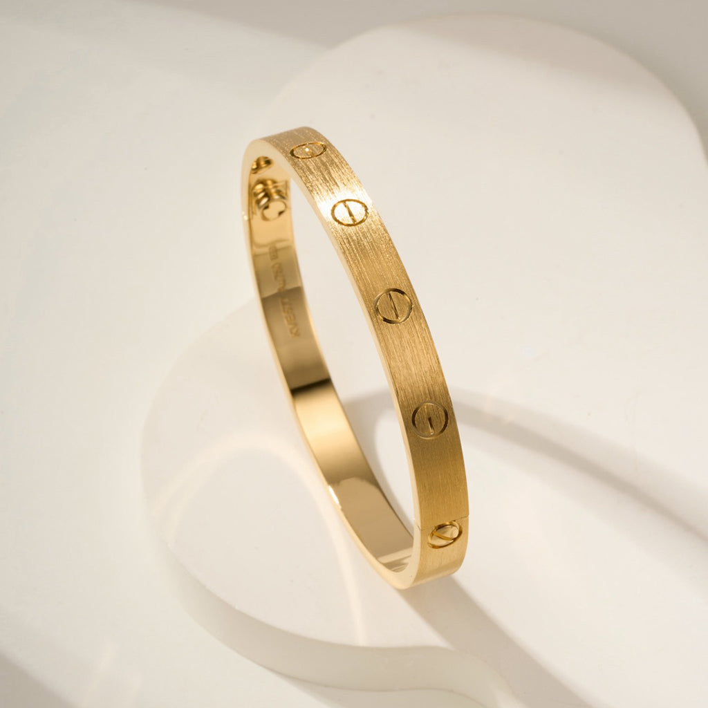 [Luxe Jewelry]LOVE BRACELET 6.1MM BRUSHED