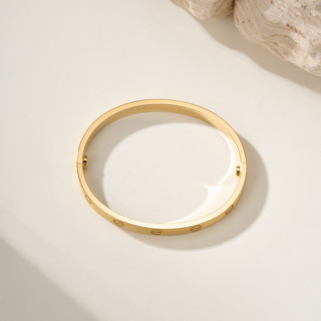 [Luxe Jewelry]LOVE BRACELET 6.1MM BRUSHED
