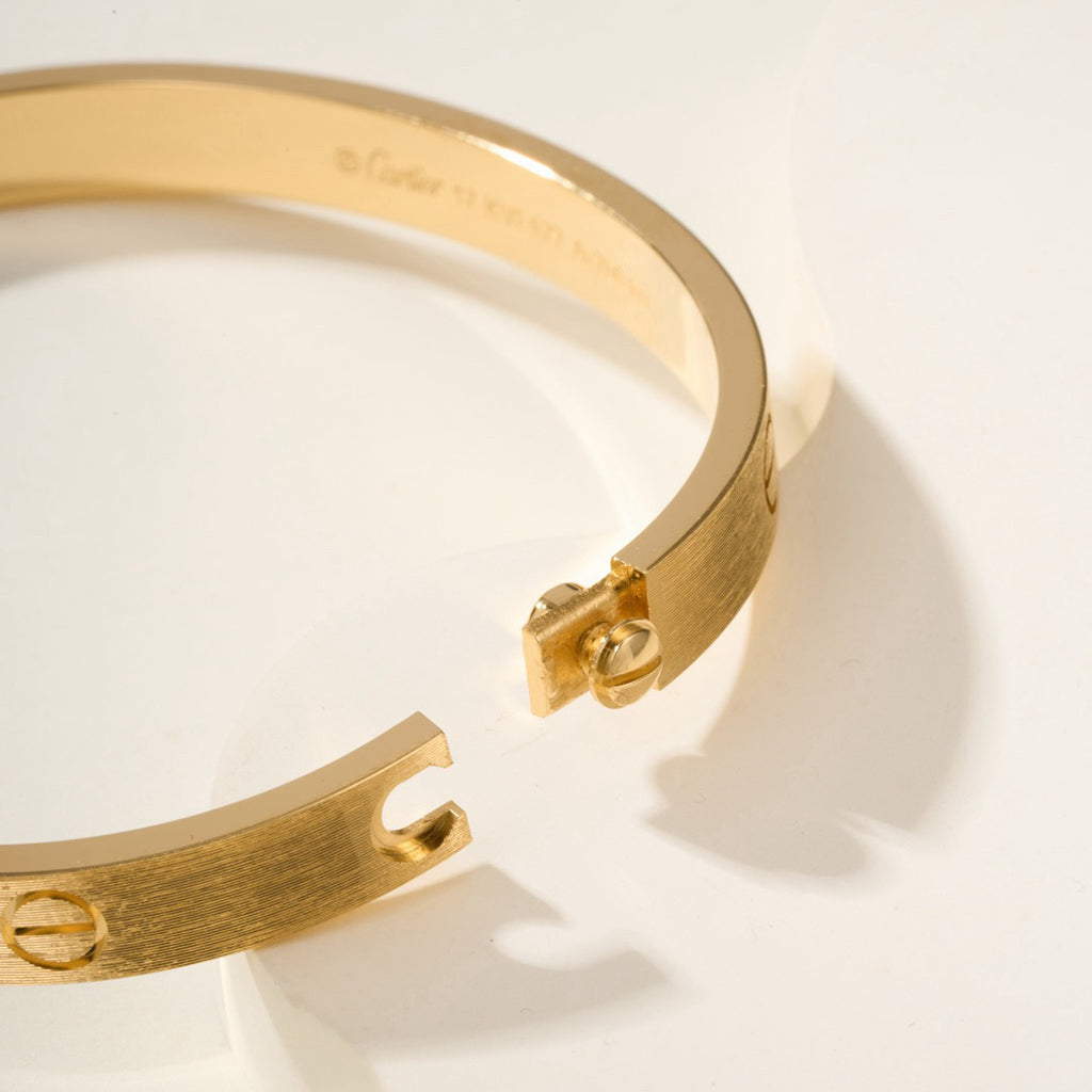 [Luxe Jewelry]LOVE BRACELET 6.1MM BRUSHED