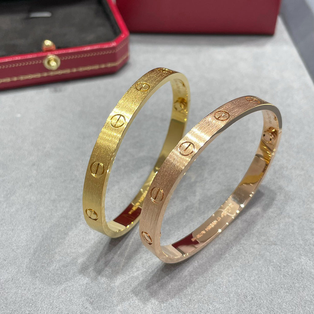 [Luxe Jewelry]LOVE BRACELET 6.1MM BRUSHED