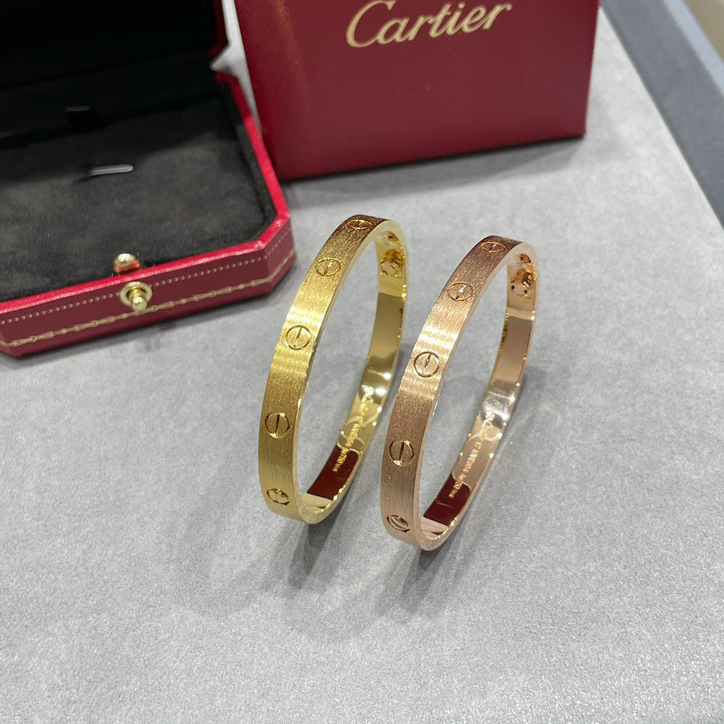[Luxe Jewelry]LOVE BRACELET 6.1MM BRUSHED